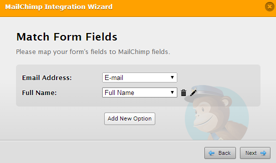 How can I use the MailChimp app to map data from JotForm Quick Tools fields? Image 4 Screenshot 93