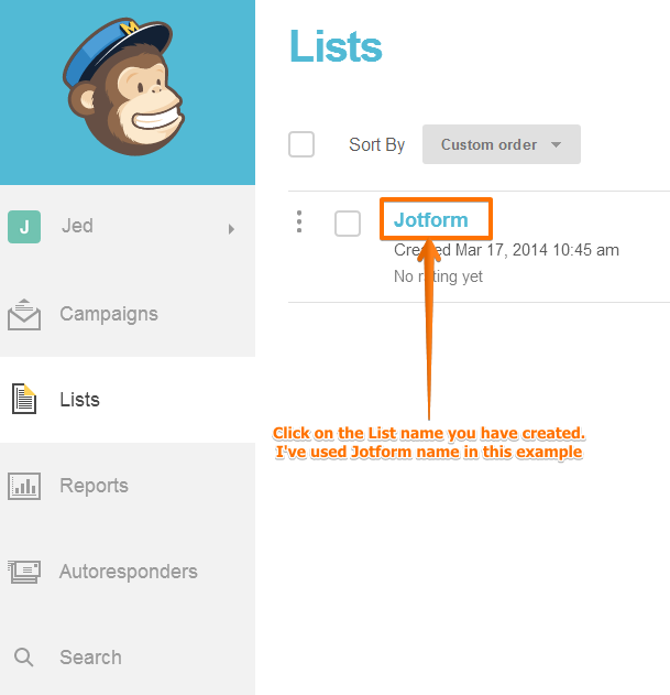 How to integrate to MailChimp when using the JotForm Full Name field Image 2 Screenshot 91