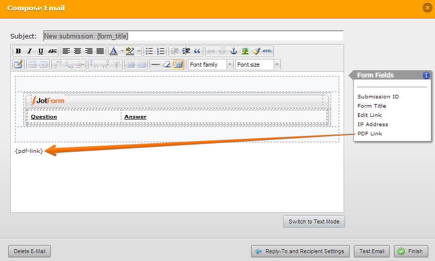 Is it possible to download submissions in CSV per single submission data? Image 1 Screenshot 30