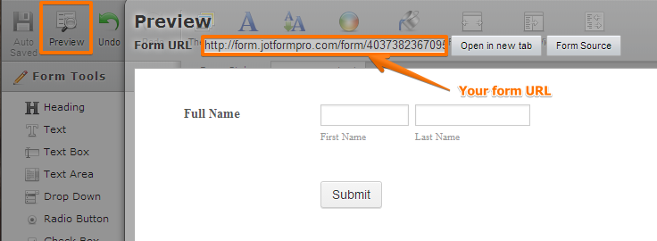 Is there a way to have the form sent to my email in a link format? Image 1 Screenshot 20
