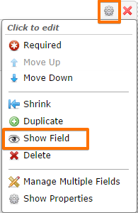 Can I change a hidden field to show on the form? Image 2 Screenshot 41