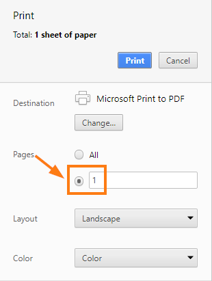 Are you able to print only one page of a form? Image 1 Screenshot 20