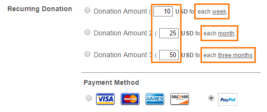 Setting Up A Custom Recurring Donation Form