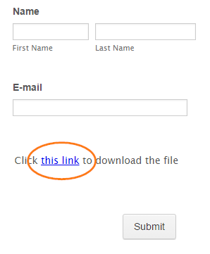 How can I add a clickable link on my form that points to another form? Image 2 Screenshot 41