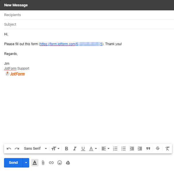 Im trying to email my form to someone but the email he received was blank Image 1 Screenshot 20