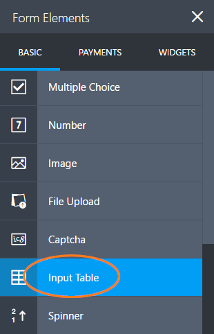How can I setup a table in JotForm? Image 1 Screenshot 20