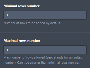 Is there a way to only require 1 row in the Configurable List Widget when showing multiple rows? Image 2 Screenshot 41
