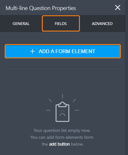 Kortti-lomakkeet: Miten käyttää monirivisiä kysymyksiä Image-2