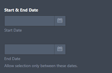 How do I allow for a date range? Image 1 Screenshot 20