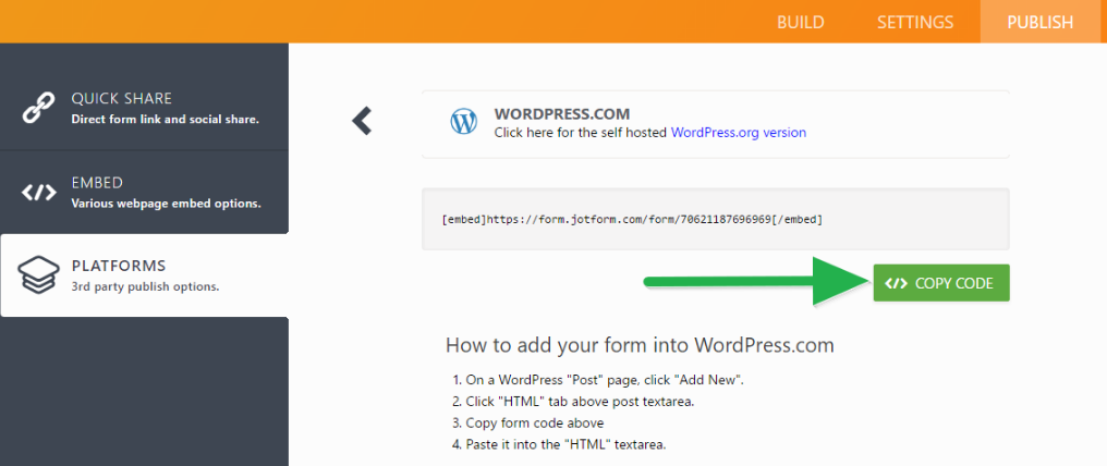 wordpresscom follow button