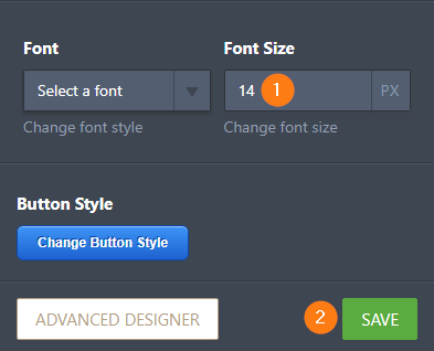 How can I make my form wider and font larger? Image 3 Screenshot 62