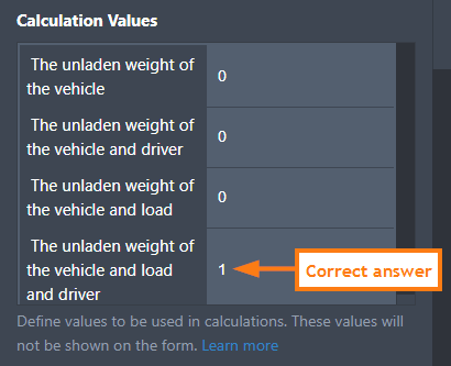 How can I calculate a total of Multiple Choice questions that have calculation values and prevent the user from going back to make changes? Image 1 Screenshot 30