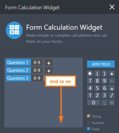 How can I calculate a total of Multiple Choice questions that have calculation values and prevent the user from going back to make changes? Image 2 Screenshot 41