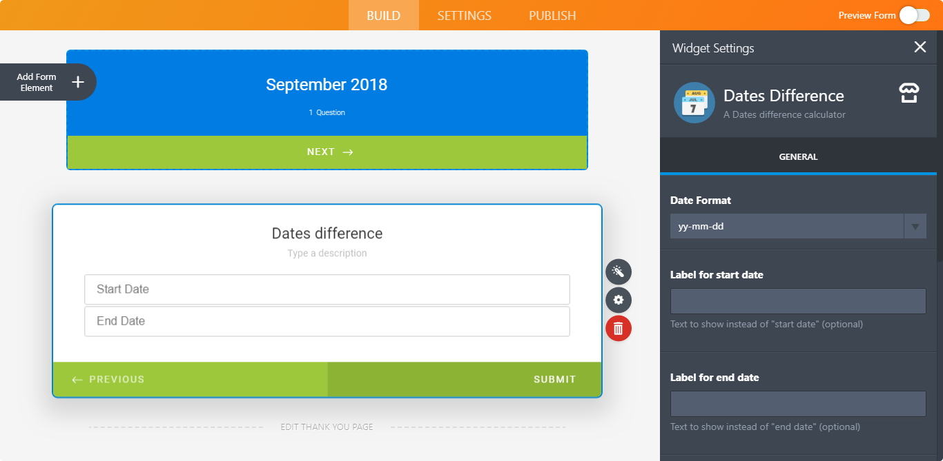 How would you suggest to have a user answer a date range? Image 1 Screenshot 20