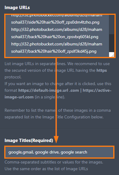 How would I know which option was selected on the Image Checkboxes Widget? Image 1 Screenshot 30