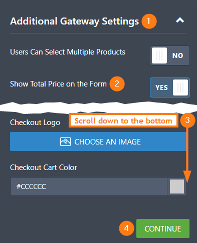 Additional Gateway Settings