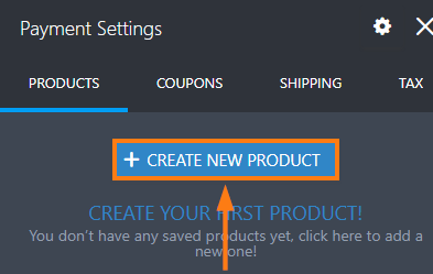 Create New Product