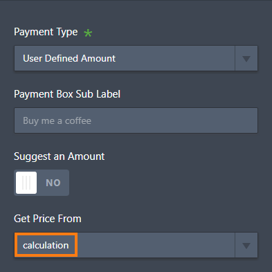 How can I choose which calculation transfers to the payment?  Image 1 Screenshot 20