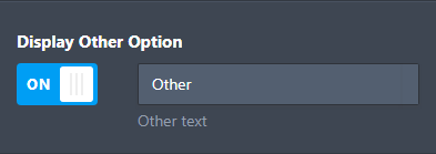 How do I add an other option in a dropdown menu and allow for a fillable text box? Image 1 Screenshot 40