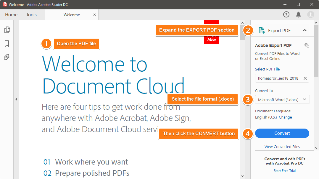 How To Convert Pdf Files To Other Formats