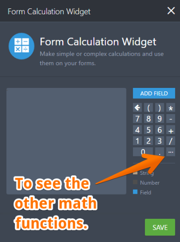 Is there a way to add a comma to the Form Calculation Widget? Image 2 Screenshot 41