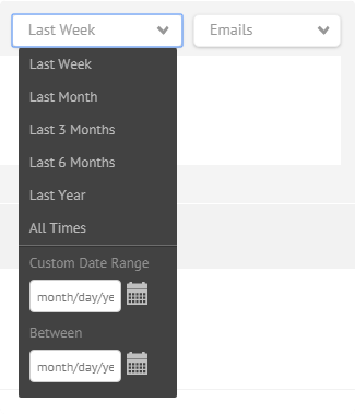 How can I view my email history with custom date range Image 1 Screenshot 20