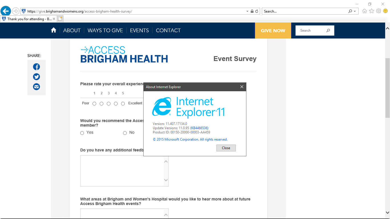 The embedded form is not rendered correctly in IE Image 1 Screenshot 20
