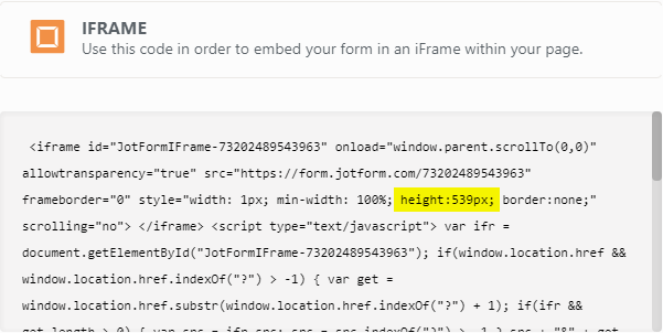 How can I remove the header of my embedded form Image 1 Screenshot 30