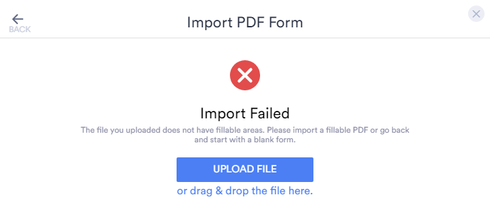 I cant upload my fillable pdf template Image 1 Screenshot 20