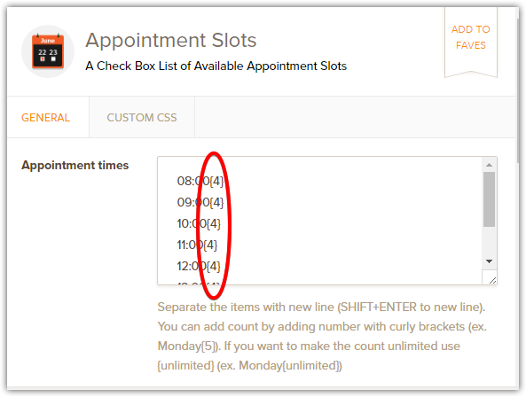 Can people select a time slot on the online forms? Image 1 Screenshot 20