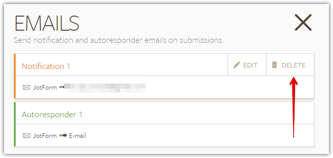 How do I stop receiving e mails for each submission? Image 2 Screenshot 41