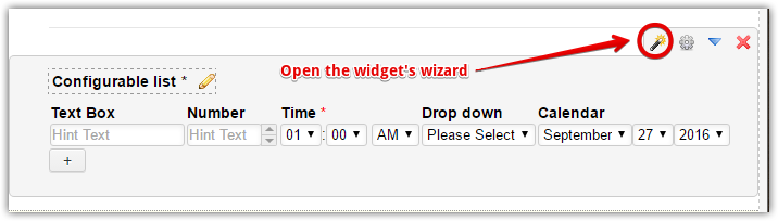 Widgets: How can I remove the date icon from the Configurable List? Image 1 Screenshot 30