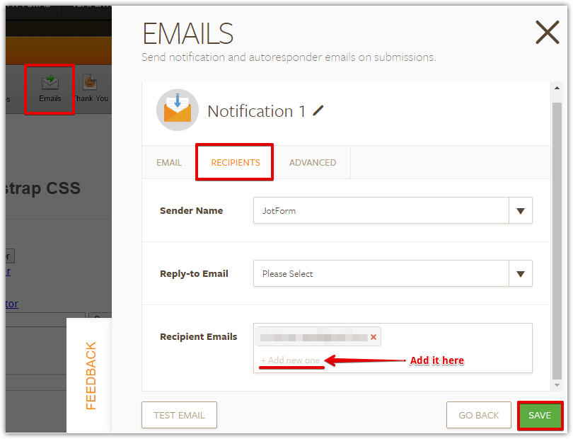 How to add another email as recipient to Email Notifications? Image 1 Screenshot 20