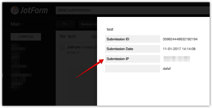 How can I include submission IP address in the PDF file attached to the notification email? Image 1 Screenshot 40