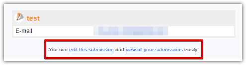 How can I limit the submissions to the user who submitted the form? Image 1 Screenshot 30