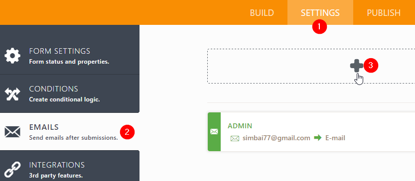 How do i receive the form details as admin Screenshot 20