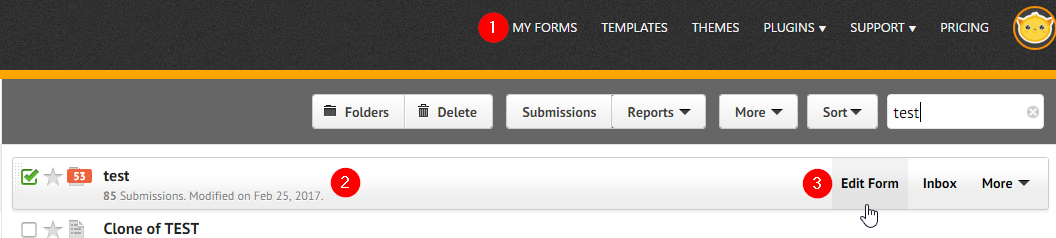How do I edit my form? Image 1 Screenshot 20