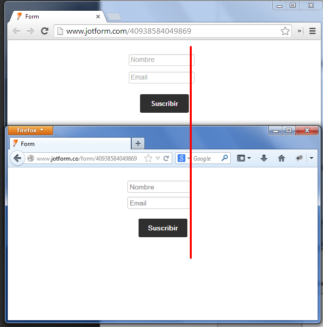 Why my form looks different in each browser Image 1 Screenshot 40