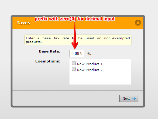 Adding Sales Tax with decimal format Image 1 Screenshot 20