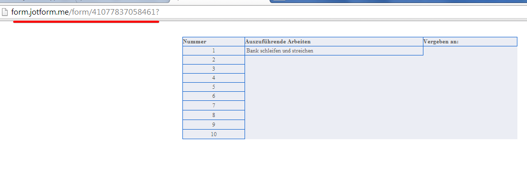 My tables which I inserted via html Editor wont show up properly Image 1 Screenshot 30