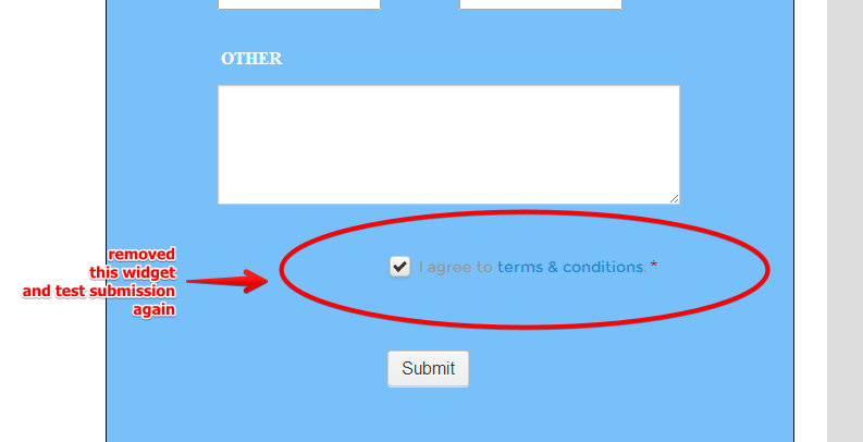 Form Not Submitting due to unseen required field error Image 1 Screenshot 20