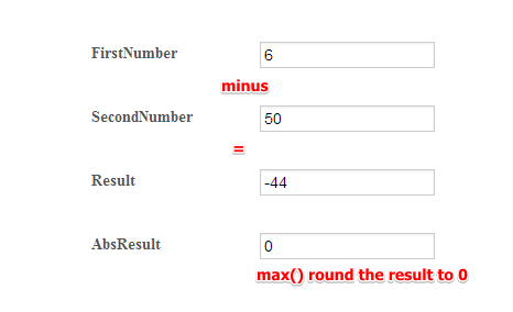 Form Calculation: Turn negative result to zero Image 1 Screenshot 30