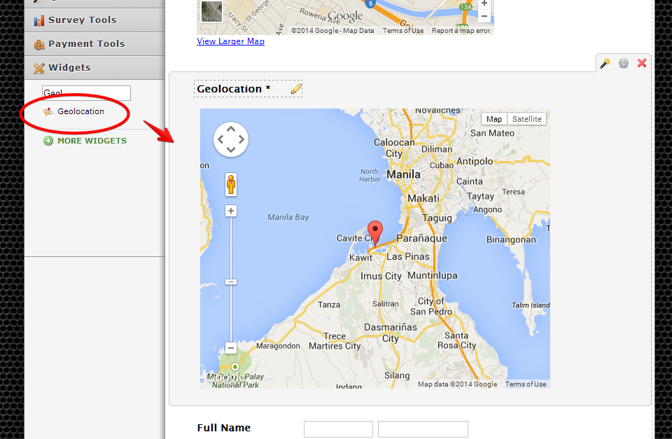 How do I embed a new Google map into an Event registration form? Image 2 Screenshot 41