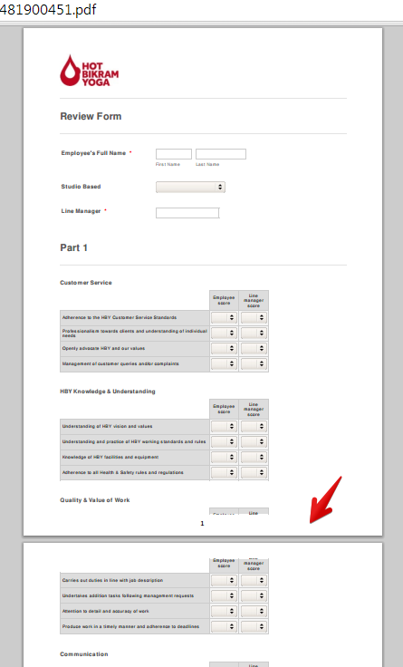 Could the pdf version of a form look exactly the same as when you fill the form Image 1 Screenshot 20