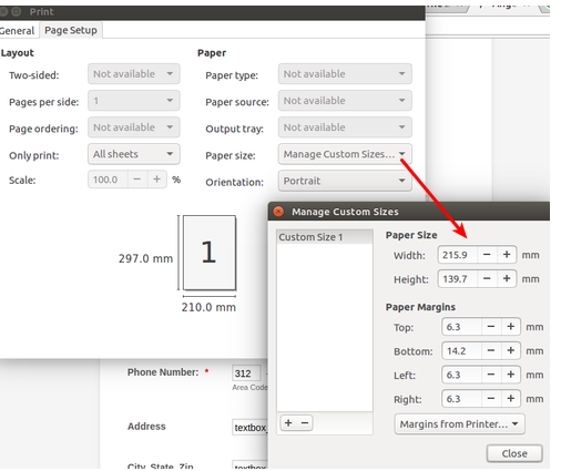 Adjust form height so that it only prints on one page Image 2 Screenshot 41