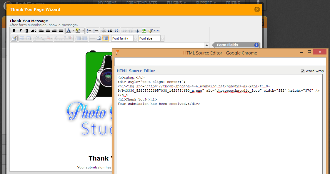 adding code to html on the thank you page Image 1 Screenshot 20