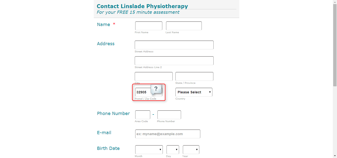 How can I resolve problems with the Postcode box on my form? Image 1 Screenshot 20