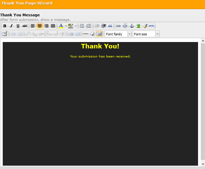 background color of Thanks Page Image 1 Screenshot 20