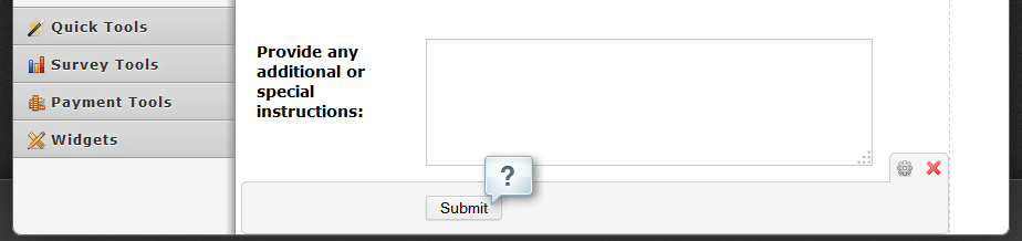 A cloned form pulls the submit button an a $ with a text button Screenshot 20