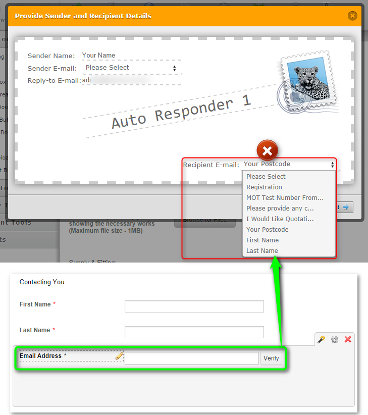 Email Validation Tag does not appear in Autoresponder Image 1 Screenshot 20